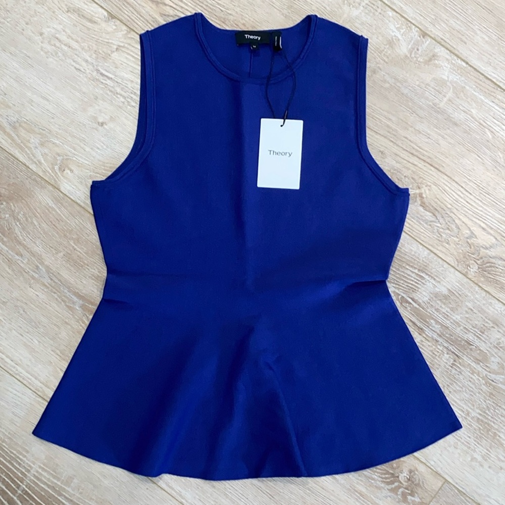 NWT Theory Classic Peplum Medium